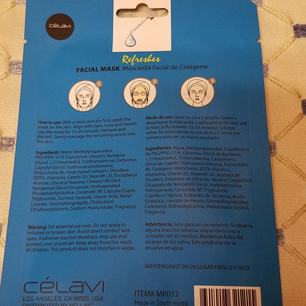 🆕️ 2 Facial Skincare Masks in Collagen & Tea Tree - Picture 4 of 4